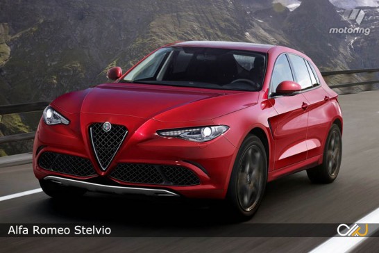 Alfa Stelvio SUV Rendering