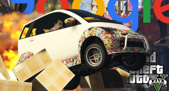 Google's Self-Driving Car in GTA V