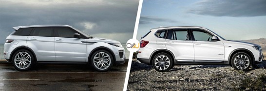 Range Rover Evoque vs BMW X3