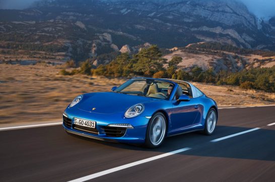 2014-Porsche-911-Targa-front-three-quarters-in-motion