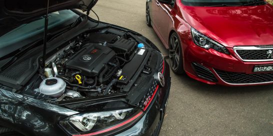 VW Golf GTI Performance vs Peugeot 308 GTi 270