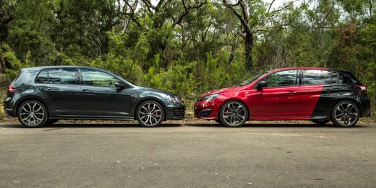 Volkswagen Golf GTI Performance vs Peugeot 308 GTi 270