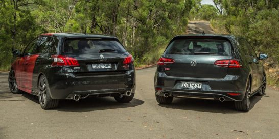 VW Golf GTI Performance vs Peugeot 308 GTi 270