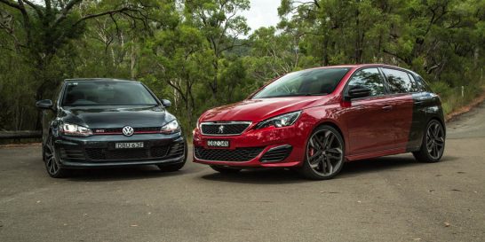 VW Golf GTI Performance vs Peugeot 308 GTi 270