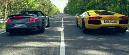 2017-porsche-911-turbo-s-cabriolet-drag-races-an-aventador-and-wins