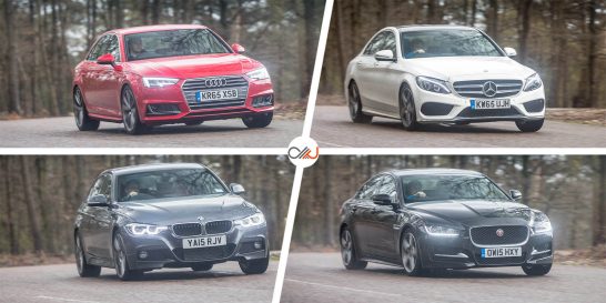 Audi A4 vs Mercedes C-Class vs BMW 3 Series vs Jaguar XE