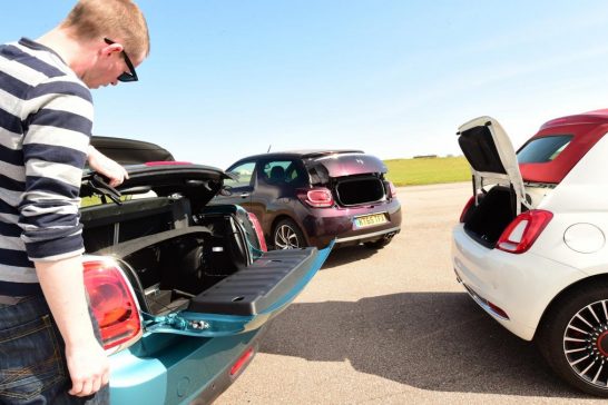 MINI Cooper Convertible vs Fiat 500C vs DS 3 Cabrio