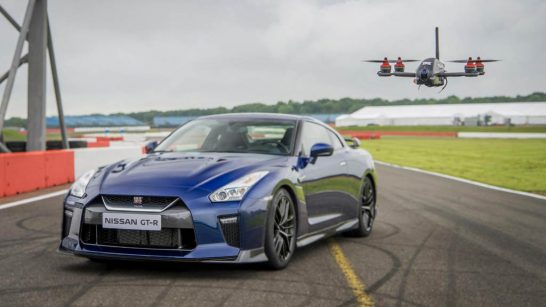 Nissan GT-R drone