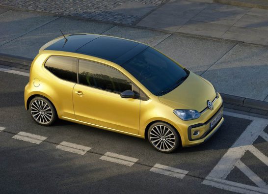 Facelifted Volkswagen Up!