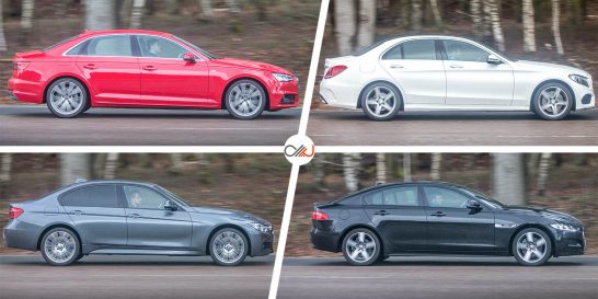 Audi A4 vs Mercedes C-Class vs BMW 3 Series vs Jaguar XE