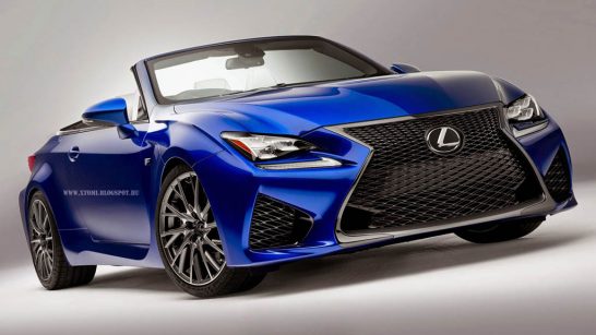 Lexus RC convertible Rendering