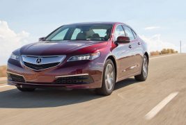 2015-Acura-TLX-24-front-three-quarter-view-in-motion-5