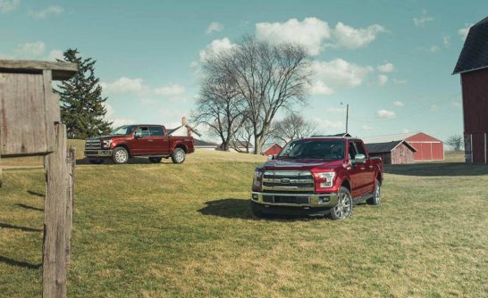 2016 Ford F-150 5.0L V-8 4x4 and F-150 3.5L EcoBoost 4x4