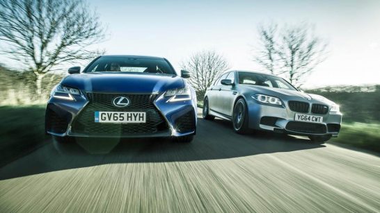 2016 Lexus GS F vs BMW M5