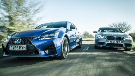 2016 Lexus GS F vs BMW M5