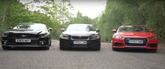 Ford Mustang vs Audi TT vs BMW M235i