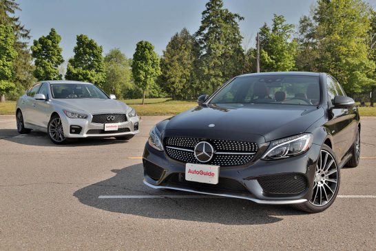 2016 Infiniti Q50 Red Sport 400 vs Mercedes-Benz C450 AMG