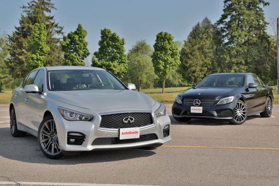 2016 Infiniti Q50 Red Sport 400 vs Mercedes-Benz C450 AMG