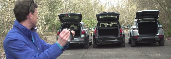 Mercedes GLC vs Range Rover Evoque vs BMW X3 03