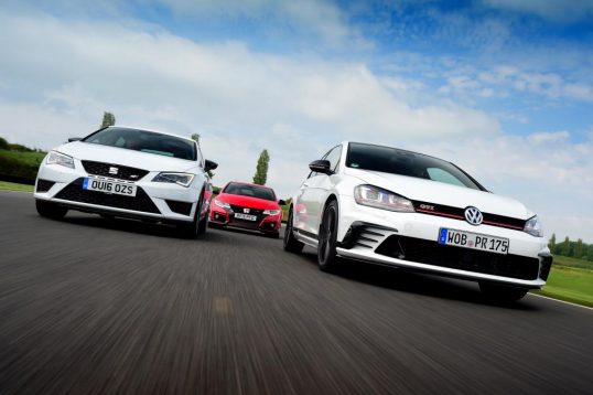 vw-golf-gti-clubsport-vs-seat-leon-cupra-290-vs-honda-civic-type-r