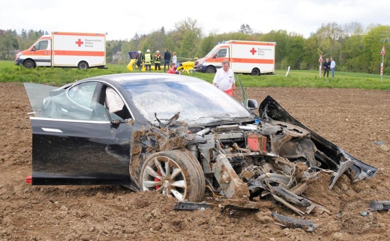 tesla crash