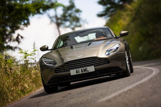 Aston Martin DB11 Launch. Siena, Italy. July 2016.Photo: Drew Gibson