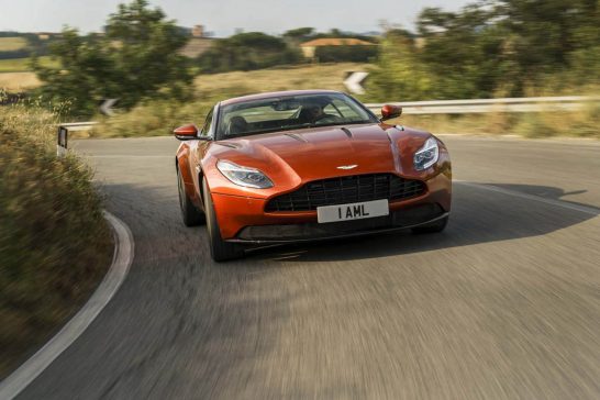 2017-Aston-Martin-DB11-front-three-quarter-in-motion-12