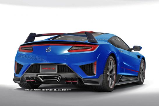 Acura NSX Type-R Rendered