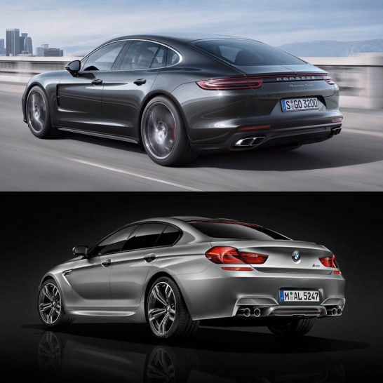 BMW M6 Gran Coupe vs 2017 Porsche Panamera 01