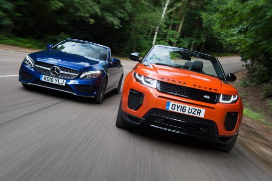 Range Rover Evoque Convertible vs Mercedes C-Class Cabriolet