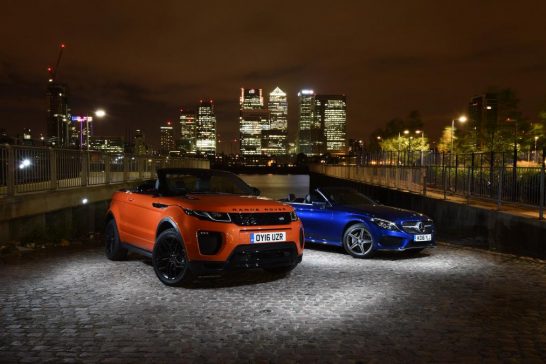 Range Rover Evoque Convertible vs Mercedes C-Class Cabriolet 02