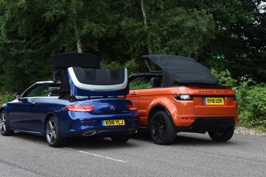 Range Rover Evoque Convertible vs Mercedes C-Class Cabriolet 03