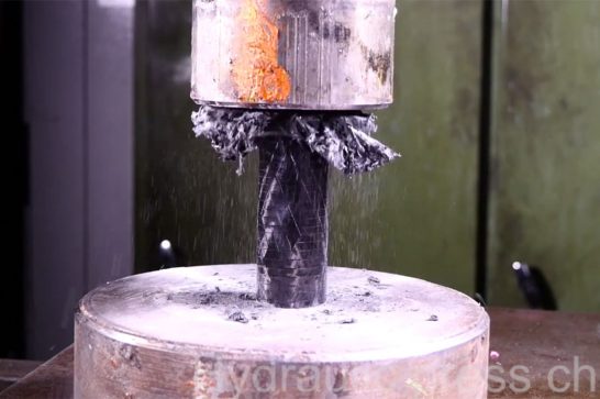 carbon-fiber-tube-vs-hydraulic-press