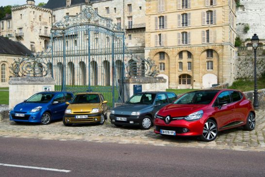the Renault Clio through four generations