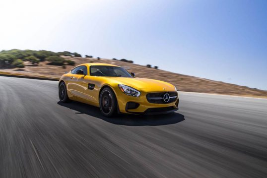 2016-Mercedes-AMG-GT-S-front-three-quarter-in-motion-02