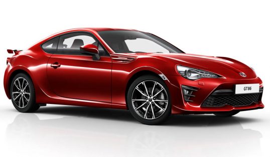 Facelifted Toyota GT86