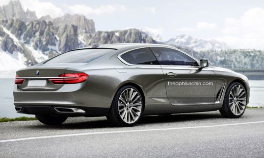 2018 BMW 8-series coupe (artist's rendering)