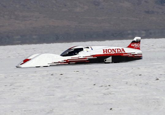 Honda S Dream Streamliner Set Bonneville Records