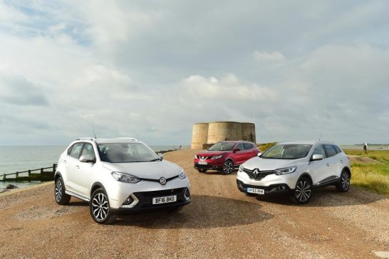 MG GS vs Renault Kadjar vs Nissan Qashqai 01