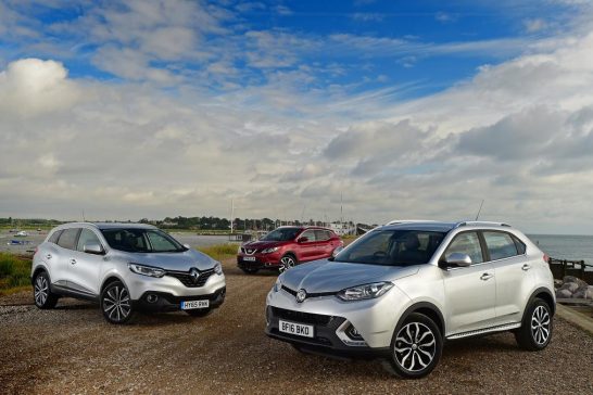 MG GS vs Renault Kadjar vs Nissan Qashqai 02