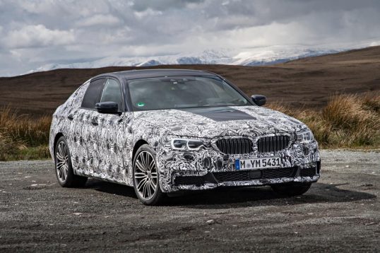 BMW 5 Series prototype 2016