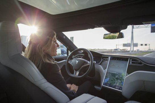 Tesla Motors Inc. Tests Self-Driving Technology