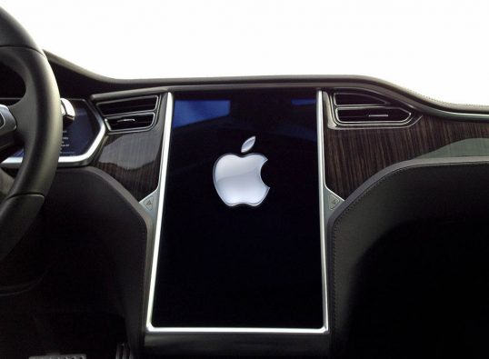 Tesla-Touchscreen-Apple-Logo
