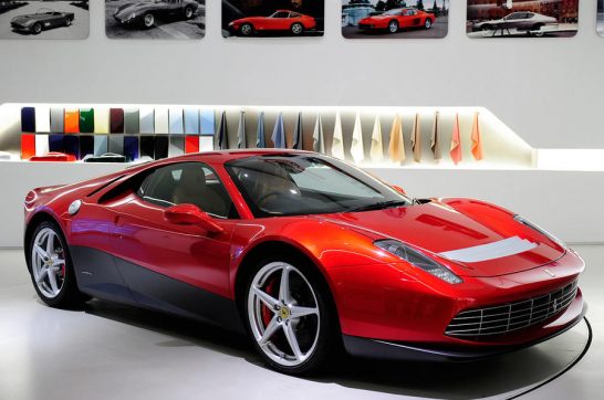 ONE OFF SP12EC SHOWROOM 26-10-2011 ph.luca toni/lapresse 2011© Ferrari S.p.A.