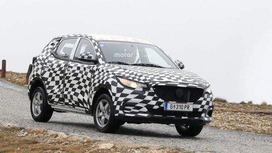 MG ZS Spy Shot