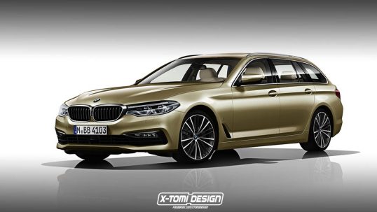 BMW 5-series touring 2017 rendering