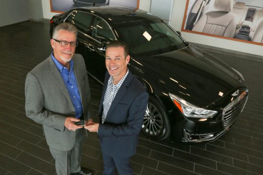 GENESIS PROUDLY DELIVERS FIRST G90 TO CUSTOMER AT ROUND ROCK GENESIS
