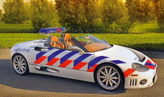 spyker-c8-police