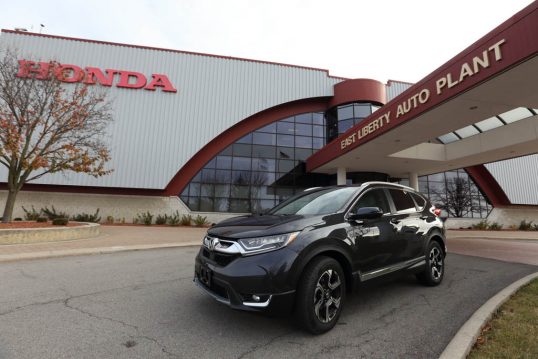 The East Liberty Auto Plant led the global production of the all-new 2017 CR-V.