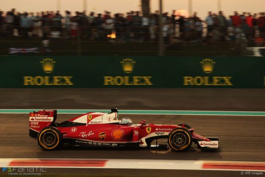 Motor Racing - Formula One World Championship - Abu Dhabi Grand Prix - Race Day - Abu Dhabi, UAE